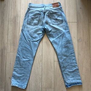 Levi’s 501 CT Distressed Light Wash Jeans Size 26W 32L